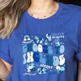 Choose To Include Inclusion Matters Autism Awareness Teacher Women's Heather T-Shirt Heather True Royal Choose To Include Inclusion Matters Autism Awareness Teacher Women's Heather T-Shirt Heather True Royal