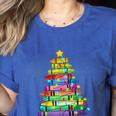 Christmas Tree Made Of Crayons School Teacher Life Student Women's Heather T-Shirt Heather True Royal Christmas Tree Made Of Crayons School Teacher Life Student Women's Heather T-Shirt Heather True Royal
