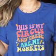This Is My Circus And These Are My Monkeys School Teacher Women's Heather T-Shirt Heather True Royal This Is My Circus And These Are My Monkeys School Teacher Women's Heather T-Shirt Heather True Royal