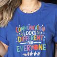 Communication ASL Teacher Deaf People ASL Interpreter Women's Heather T-Shirt Heather True Royal Communication ASL Teacher Deaf People ASL Interpreter Women's Heather T-Shirt Heather True Royal