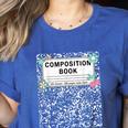 Composition Book Notebook Teachers Matching Group Halloween Women's Heather T-Shirt Heather True Royal Composition Book Notebook Teachers Matching Group Halloween Women's Heather T-Shirt Heather True Royal