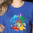 Cool Art For Men Women Artist Teacher Painter Artists Paint Women's Heather T-Shirt Heather True Royal