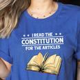 Cool History Teacher Read The Constitution For The Articles Women's Heather T-Shirt Heather True Royal