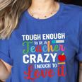 Crazy Teacher Men Women School Teachers Women's Heather T-Shirt Heather True Royal Crazy Teacher Men Women School Teachers Women's Heather T-Shirt Heather True Royal