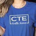 CTE Career And Technical Education -Adults CTE Teacher Health Theme Small Short Sleeve Women's Heather T-Shirt Heather True Royal CTE Career And Technical Education -Adults CTE Teacher Health Theme Small Short Sleeve Women's Heather T-Shirt Heather True Royal