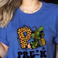 Cute Camo Pre K Back To School Teacher Kid Preschool Women's Heather T-Shirt Heather True Royal Cute Camo Pre K Back To School Teacher Kid Preschool Women's Heather T-Shirt Heather True Royal