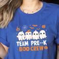 Cute Ghosts Pre-K Boo Crew Teachers Halloween Party Team For Men Women Kids Women's Heather T-Shirt Heather True Royal Cute Ghosts Pre-K Boo Crew Teachers Halloween Party Team For Men Women Kids Women's Heather T-Shirt Heather True Royal