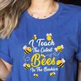 Cute I Teach The Cutest Bees In The Beehive Teacher's Day For Men Women Kids Women's Heather T-Shirt Heather True Royal