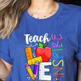 Cute Teach Love And Inspire Men Women Teacher Women's Heather T-Shirt Heather True Royal Cute Teach Love And Inspire Men Women Teacher Women's Heather T-Shirt Heather True Royal