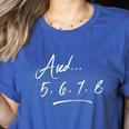 Dance Teacher Appreciation Idea Instructor Tee T-Shirt Women's Heather T-Shirt Heather True Royal