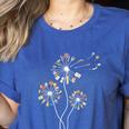 Dandelion Art Shirt For Artist Or Art Teacher Creative Art Women's Heather T-Shirt Heather True Royal