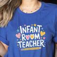 Daycare Provider Toddler Teaching Infant Room Teacher Women's Heather T-Shirt Heather True Royal Daycare Provider Toddler Teaching Infant Room Teacher Women's Heather T-Shirt Heather True Royal