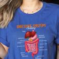Digestive System Anatomy Anatomical Biology Teacher Women's Heather T-Shirt Heather True Royal Digestive System Anatomy Anatomical Biology Teacher Women's Heather T-Shirt Heather True Royal