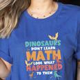 Dinosaurs Didn't Learn Math Mathematics Math Teacher Women's Heather T-Shirt Heather True Royal Dinosaurs Didn't Learn Math Mathematics Math Teacher Women's Heather T-Shirt Heather True Royal