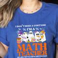 I Don't Need A Costume I'm A Math Teacher Halloween Women Women's Heather T-Shirt Heather True Royal I Don't Need A Costume I'm A Math Teacher Halloween Women Women's Heather T-Shirt Heather True Royal