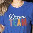 Dream Team Last Day Of School Back To School Teacher Kids Women's Heather T-Shirt Heather True Royal Dream Team Last Day Of School Back To School Teacher Kids Women's Heather T-Shirt Heather True Royal