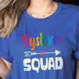 Dyslexia Awareness Month Dyslexia Teacher Therapist Women's Heather T-Shirt Heather True Royal Dyslexia Awareness Month Dyslexia Teacher Therapist Women's Heather T-Shirt Heather True Royal