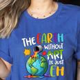 Earth Without Art Is Just Eh Artist Art Teacher Women's Heather T-Shirt Heather True Royal