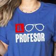 El Professor Money Costume Profesor Glasses Men Teacher Gift Women's Heather T-Shirt Heather True Royal El Professor Money Costume Profesor Glasses Men Teacher Gift Women's Heather T-Shirt Heather True Royal