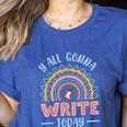 ELA English Teacher Women's Heather T-Shirt Heather True Royal ELA English Teacher Women's Heather T-Shirt Heather True Royal