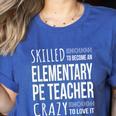 Elementary PE Teacher Tshirt Appreciation Women's Heather T-Shirt Heather True Royal Elementary PE Teacher Tshirt Appreciation Women's Heather T-Shirt Heather True Royal