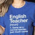 English Teacher Definition Back To School First Day Women's Heather T-Shirt Heather True Royal English Teacher Definition Back To School First Day Women's Heather T-Shirt Heather True Royal