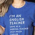 English Teacher Definition Women's Heather T-Shirt Heather True Royal English Teacher Definition Women's Heather T-Shirt Heather True Royal