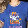 Fabulous Pre-K Teacher Halloween Costume Classroom Outfit Women's Heather T-Shirt Heather True Royal Fabulous Pre-K Teacher Halloween Costume Classroom Outfit Women's Heather T-Shirt Heather True Royal