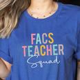 FACS Teacher Squad Colorful Appreciation Day Back To School Men Women Girls Kids Women's Heather T-Shirt Heather True Royal