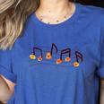 Fall Music Teacher Halloween Pumpkin Music Note Fall Teacher Women's Heather T-Shirt Heather True Royal Fall Music Teacher Halloween Pumpkin Music Note Fall Teacher Women's Heather T-Shirt Heather True Royal