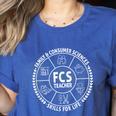 Family And Consumer Sciences FACS FCS Teacher Women's Heather T-Shirt Heather True Royal