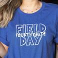 Field Day 2025 Fourth Grade School Teacher Kids Red Women's Heather T-Shirt Heather True Royal