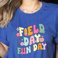 Field Day Fun Day Last Day Of School Teacher Student Women's Heather T-Shirt Heather True Royal Field Day Fun Day Last Day Of School Teacher Student Women's Heather T-Shirt Heather True Royal