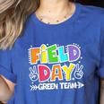 Field Day Green Team For Teacher Kids Field Day Games Women's Heather T-Shirt Heather True Royal Field Day Green Team For Teacher Kids Field Day Games Women's Heather T-Shirt Heather True Royal