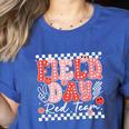 Field Day Red Team Outdoor Field Day Games For Kids Teacher Women's Heather T-Shirt Heather True Royal