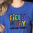 Field Day Yellow Team For Teacher Kids Field Day Games Women's Heather T-Shirt Heather True Royal