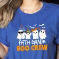 Fifth Grade Boo Crew Halloween Teacher Costume Women's Heather T-Shirt Heather True Royal Fifth Grade Boo Crew Halloween Teacher Costume Women's Heather T-Shirt Heather True Royal