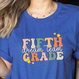Fifth Grade Dream Team First Day Of 5th Grade Teachers Women's Heather T-Shirt Heather True Royal Fifth Grade Dream Team First Day Of 5th Grade Teachers Women's Heather T-Shirt Heather True Royal