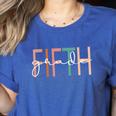 Fifth Grade Girls Boys Teacher Team 5th Grade Squad Women's Heather T-Shirt Heather True Royal Fifth Grade Girls Boys Teacher Team 5th Grade Squad Women's Heather T-Shirt Heather True Royal