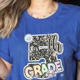 First Day Of Fifth Grade Composition Notebook Teacher Women's Heather T-Shirt Heather True Royal