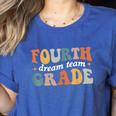Fourth Grade Dream Team 4th Grade Teacher Back To School Women's Heather T-Shirt Heather True Royal Fourth Grade Dream Team 4th Grade Teacher Back To School Women's Heather T-Shirt Heather True Royal