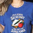 Front Office Teacher Admin Mother I'm A School Secretary Women's Heather T-Shirt Heather True Royal Front Office Teacher Admin Mother I'm A School Secretary Women's Heather T-Shirt Heather True Royal