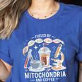 Fueled By Mitochondria Coffee Science Teacher Student Women's Heather T-Shirt Heather True Royal Fueled By Mitochondria Coffee Science Teacher Student Women's Heather T-Shirt Heather True Royal
