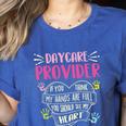 Full Heart Daycare Provider Nanny Au Pair Pre-K Teacher Women's Heather T-Shirt Heather True Royal Full Heart Daycare Provider Nanny Au Pair Pre-K Teacher Women's Heather T-Shirt Heather True Royal