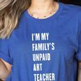Funny Art Teacher Women's Heather T-Shirt Heather True Royal