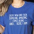 Funny Shirts For Women Funny Female Teacher Tee Women's Heather T-Shirt Heather True Royal
