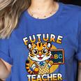 Future Teacher Graphic For Boys Inspiring Young Minds Women's Heather T-Shirt Heather True Royal Future Teacher Graphic For Boys Inspiring Young Minds Women's Heather T-Shirt Heather True Royal