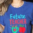 Future Teacher Education Student Women's Heather T-Shirt Heather True Royal Future Teacher Education Student Women's Heather T-Shirt Heather True Royal