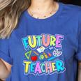 Future Teacher Kid's Career Women's Heather T-Shirt Heather True Royal