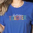 Future Teacher Student Teaching School Teacher In Progress Women's Heather T-Shirt Heather True Royal Future Teacher Student Teaching School Teacher In Progress Women's Heather T-Shirt Heather True Royal